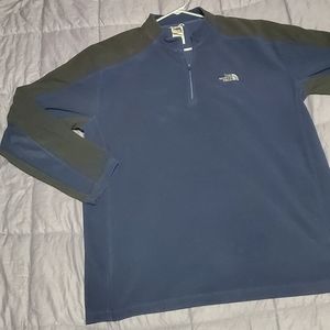 NORTH FACE Quarter Zip Fleece Mens Large Sweater